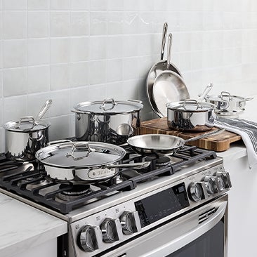 All-Clad D3 13-Piece Stainless Steel Cookware Set