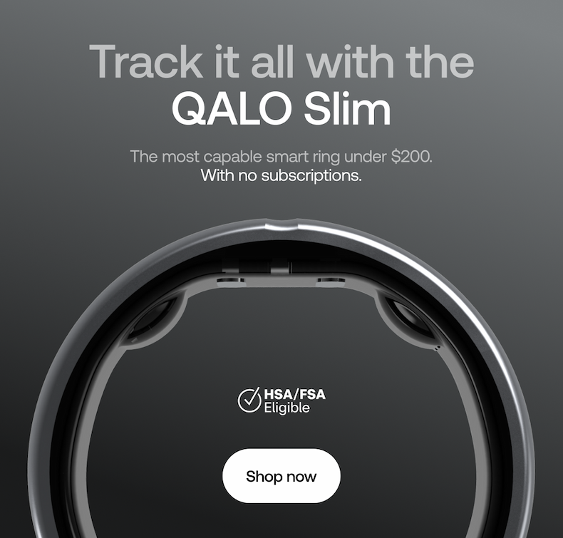 Track it all with the QALO Slim