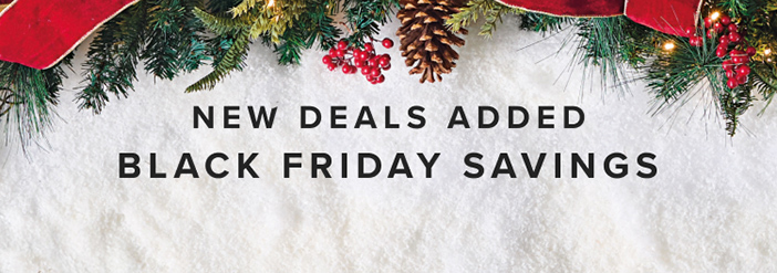 New Deals Added Black Friday Savings
