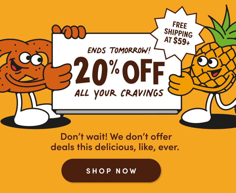 Ends Tomorrow! 20%