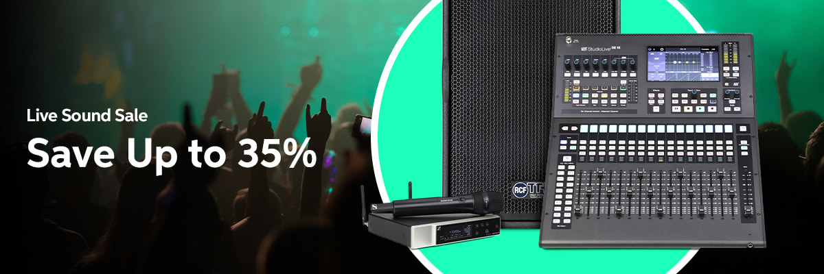Live Sound Sale: Save Up to 35%