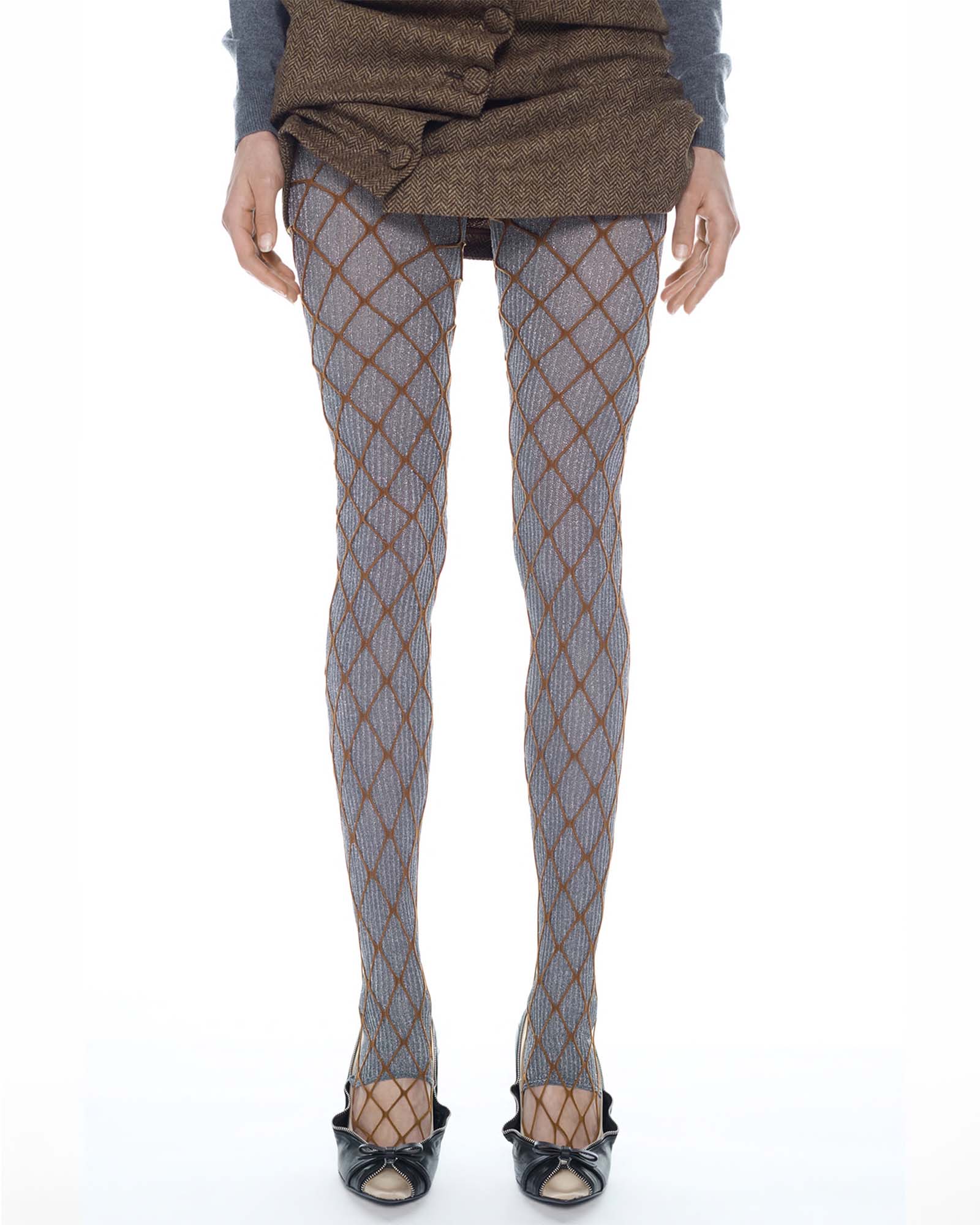 August Barron Double Leggings Beige/Silver 