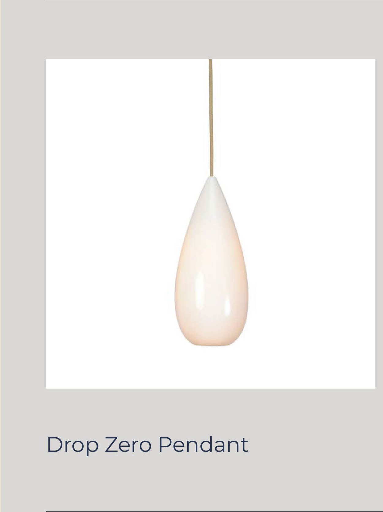 Drop Zero Pendant