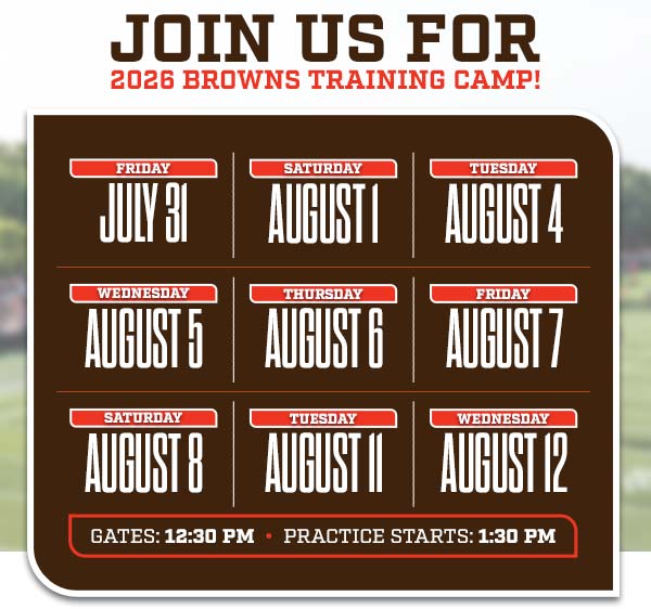 Training Camp Dates