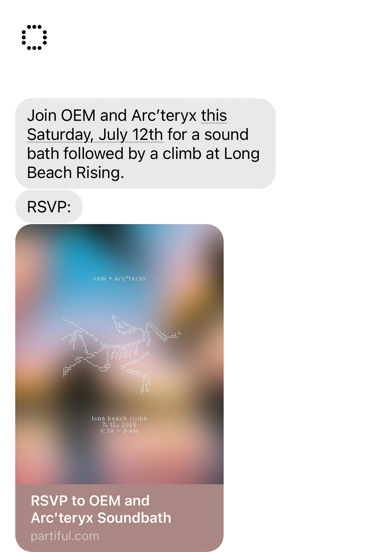 OEM + Arc'teryx Sound Bath