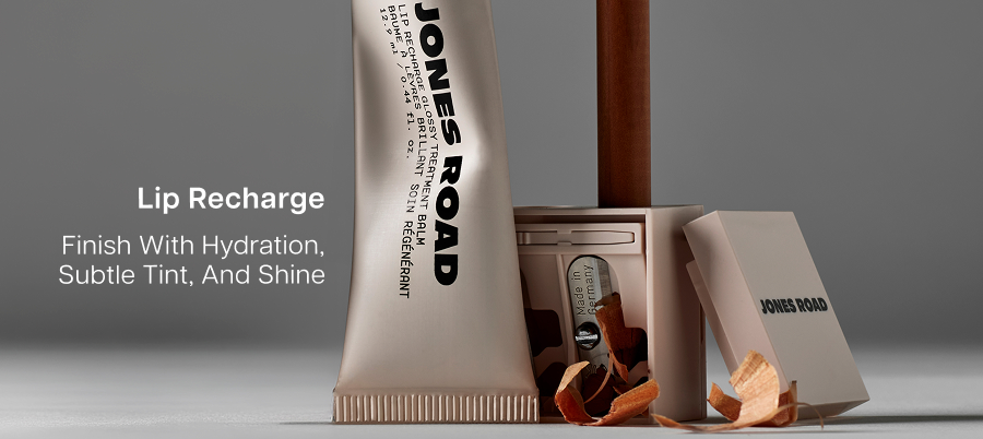 Lip Recharge Finish with hydration, subtle tint, and shine