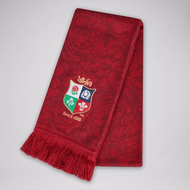 British & Irish Lions Supporters Scarf Red