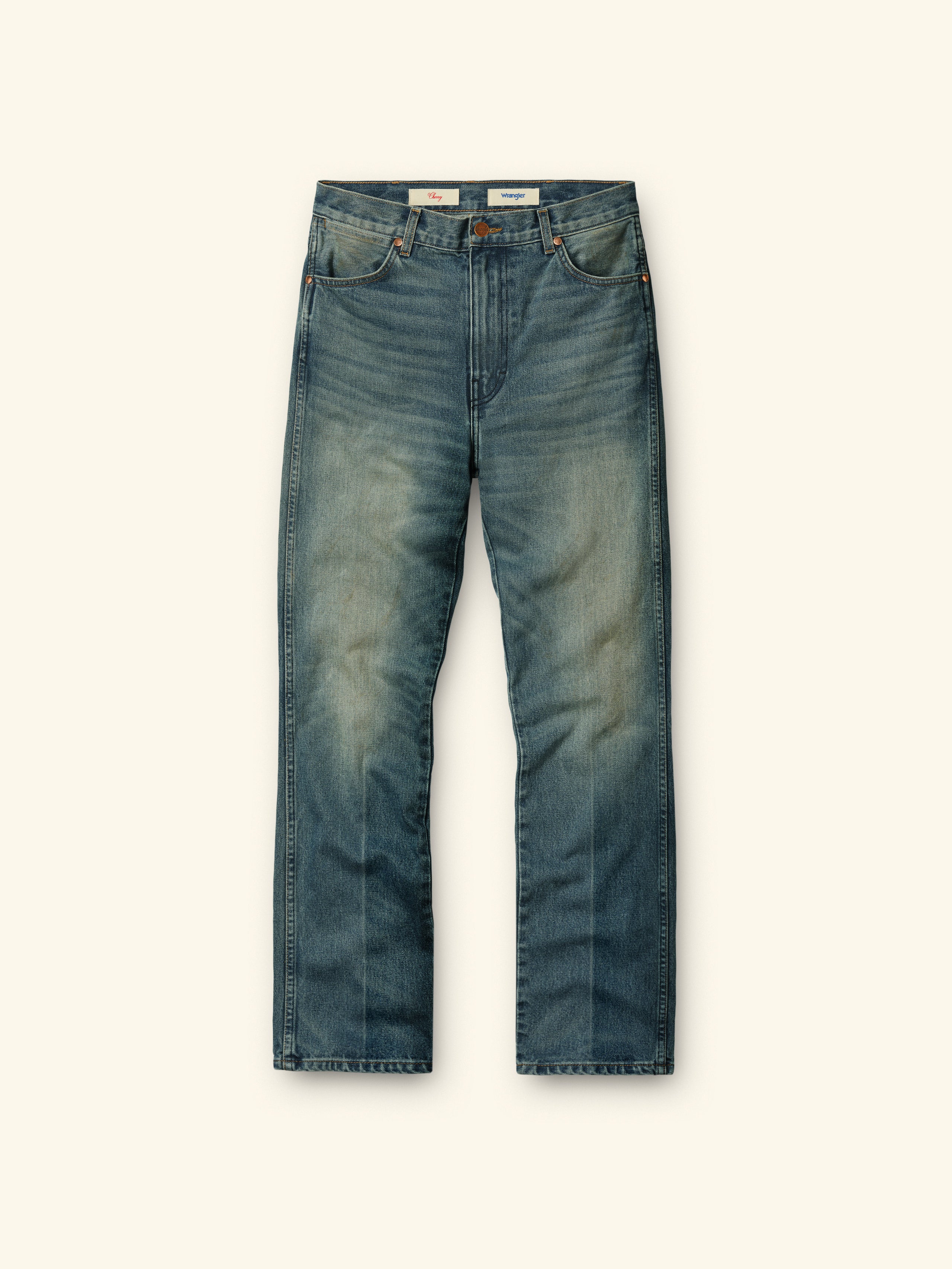 Image of Cherry x Wrangler Cowboy Cut 5 Pocket Denim