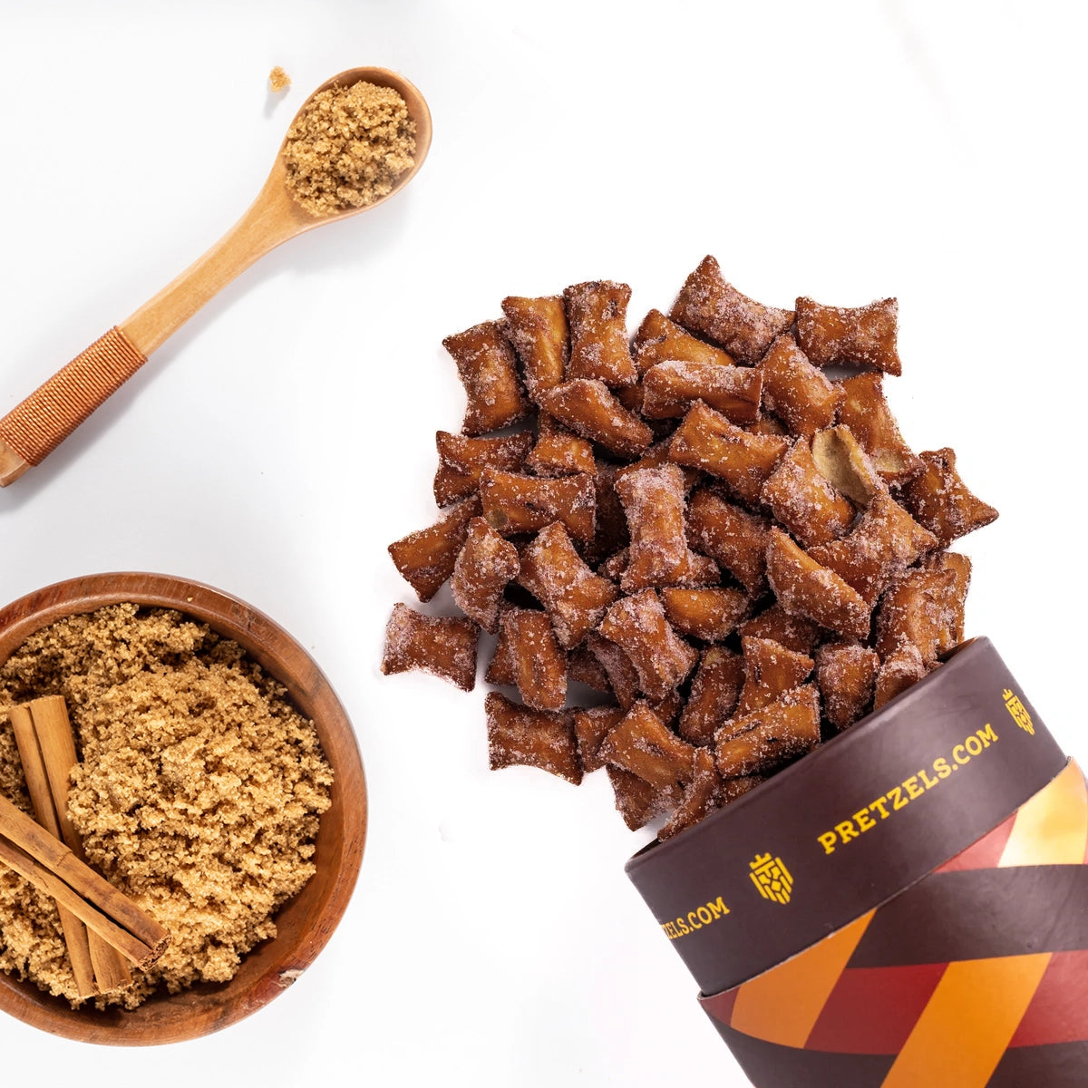 Image of Cinnamon Sugar Peanut Butter Pretzel Bites