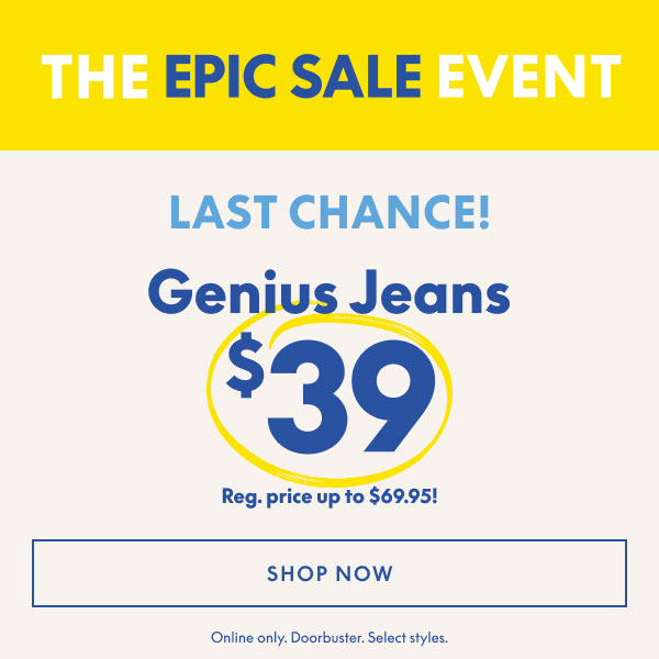 Genius Jeans $39