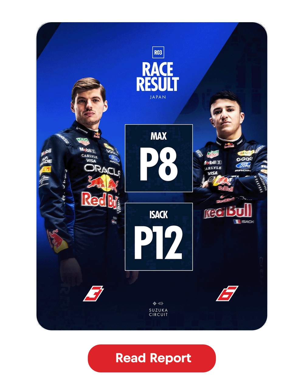Japan Race Result