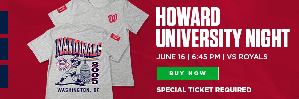 Howard University Night - June 16 vs Royals
