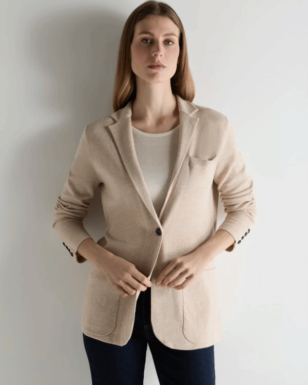 Women's Superfine Cashmere Silk Blazer