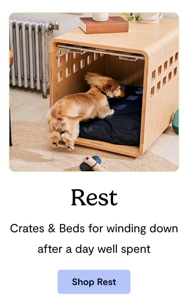 Rest: Crates & Beds for winding down after a day well spent