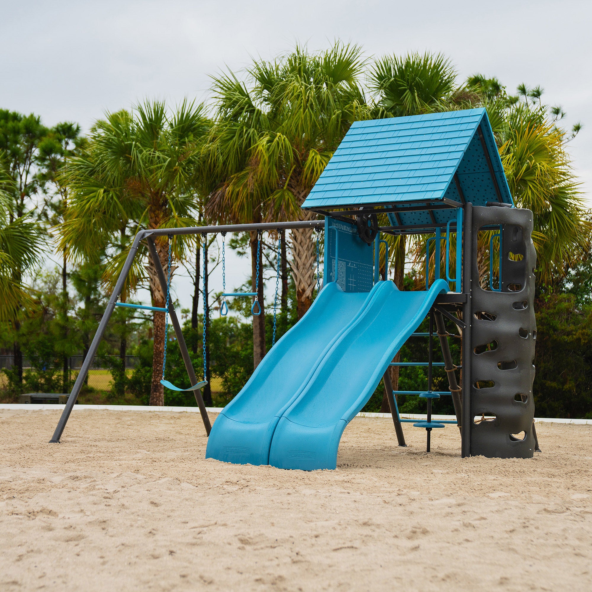 Lifetime Lookout Double Slide Swing Set - Do-it-Yourself