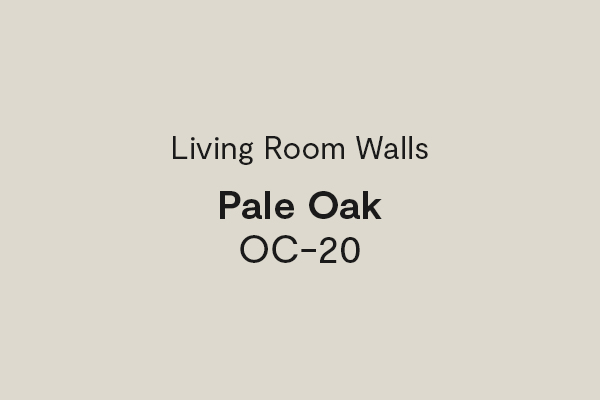 Living Room Walls - Pale Oak OC-20