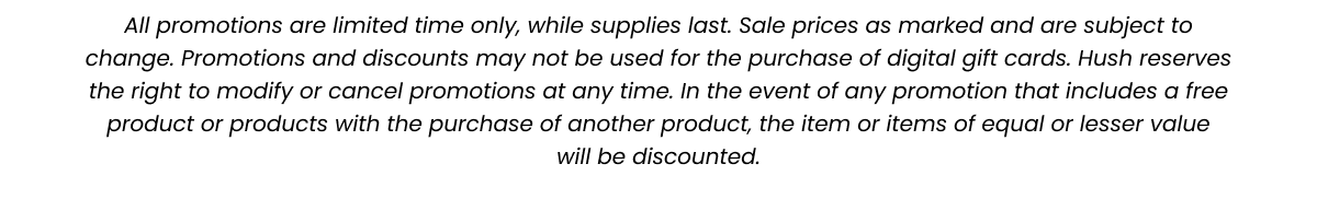 sale disclaimer