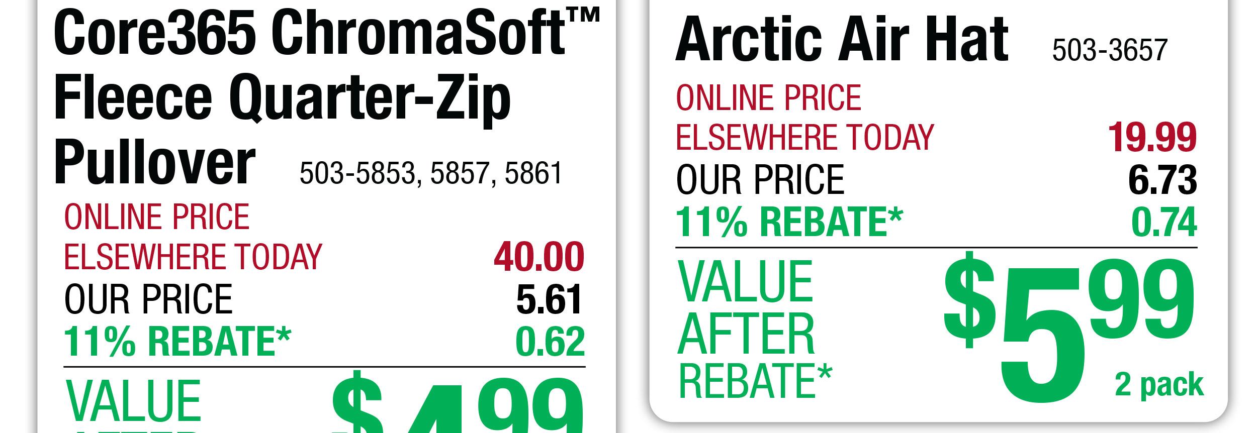 Arctic Air Hat - ONLY $5.99 After Rebate*!