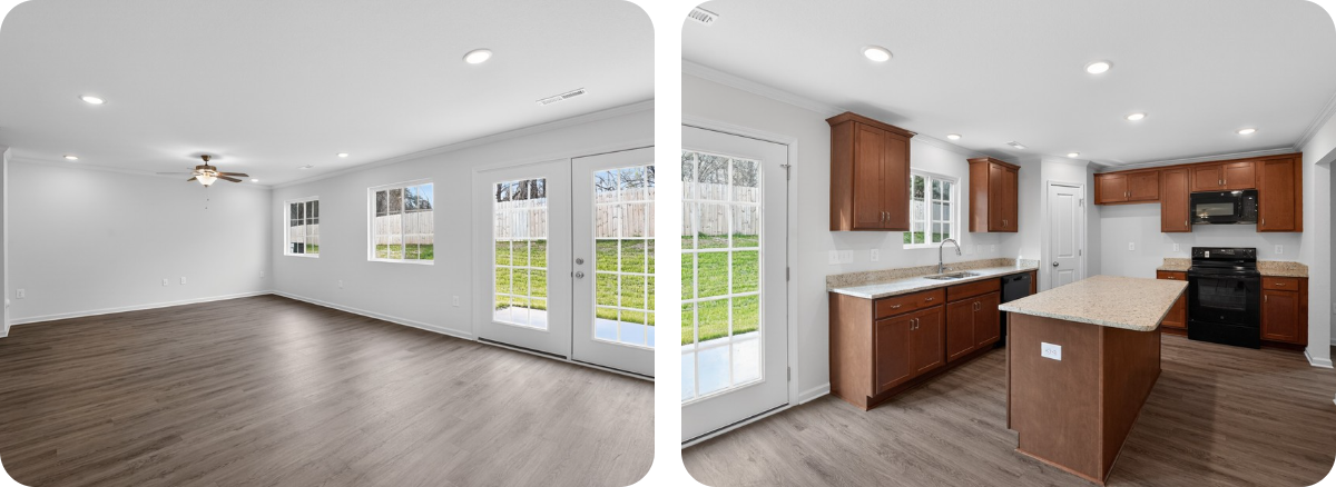 A grid of 2 images of the property