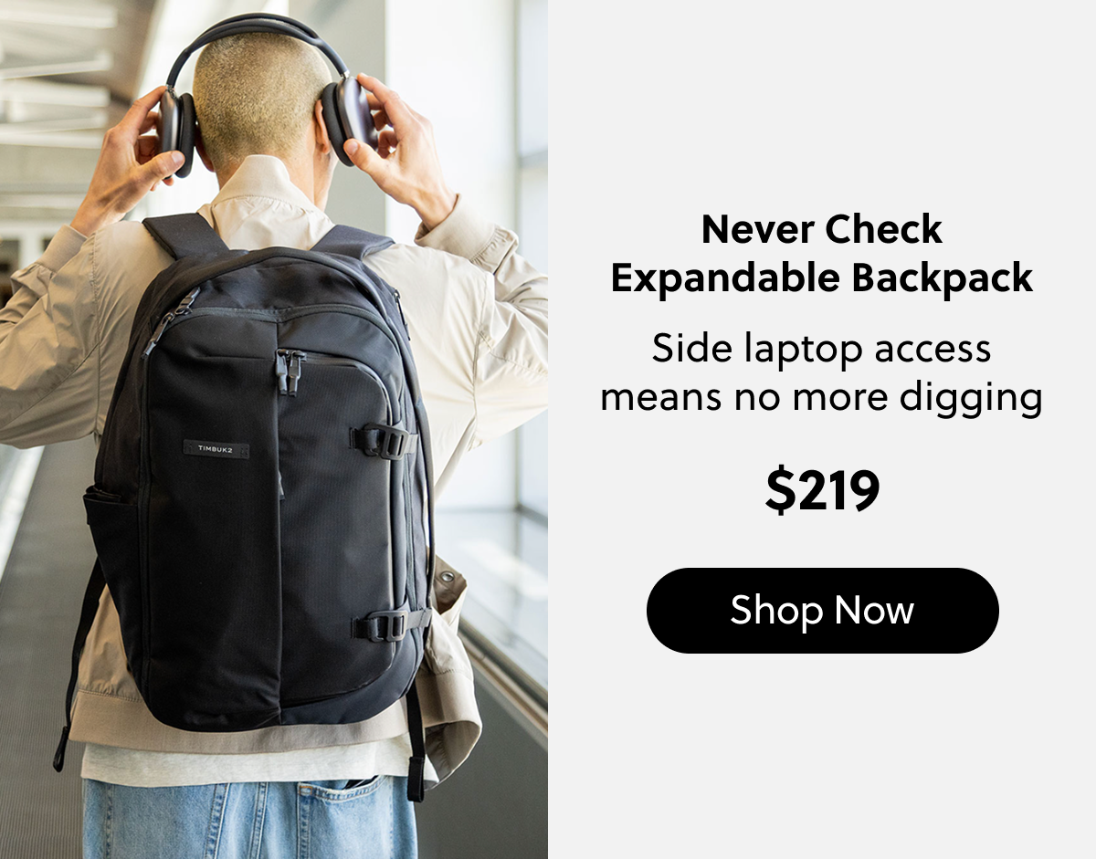 Never Check Expandable Backpack