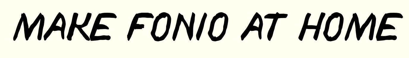 Make fonio at home