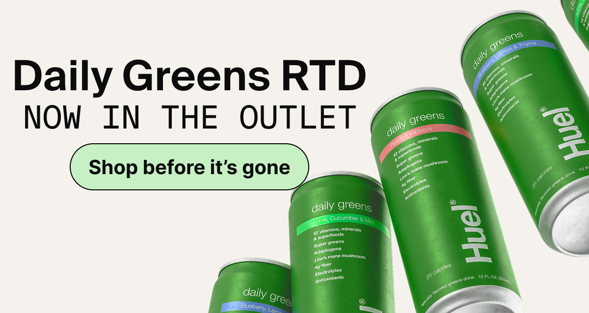 Daily Greens RTD, now in the outlet. 