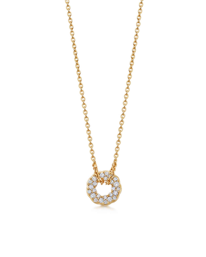 Solid Gold Asteri Diamond Pendant