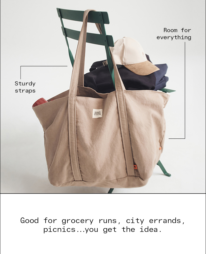 Good for grocery runs, city errands, picnics... you get the idea.
