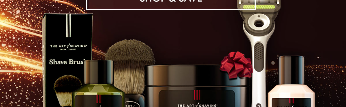 20% off shave essentials. 30%+ off bundles. Black Friday weekend only.
