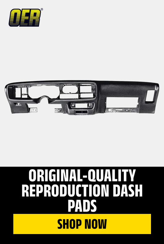 Original-Quality Reproduction Dash Pads