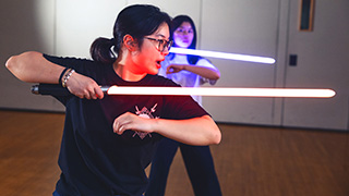 Lightsaber battle