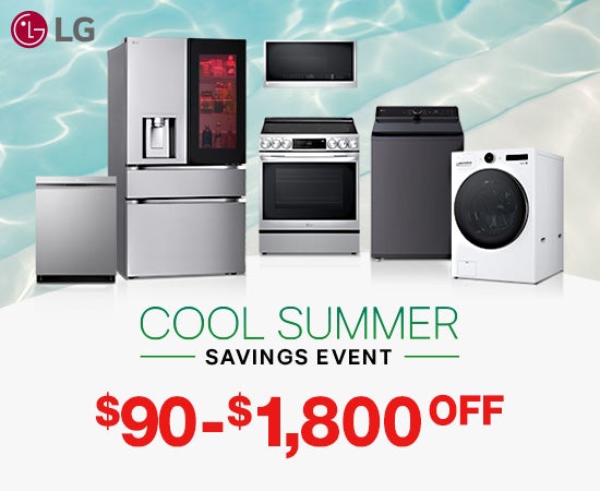 LG Summer Savings $100-$1800 OFF