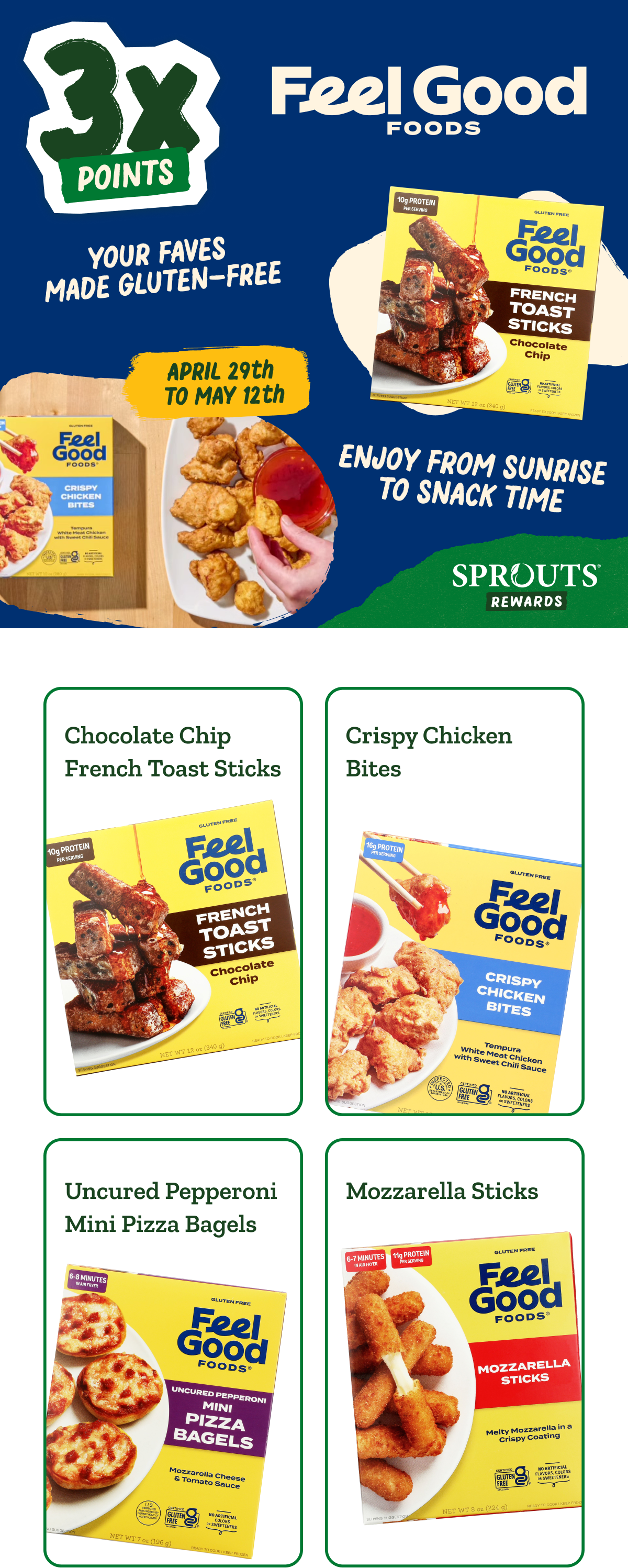 3x points - Feel Good Foods