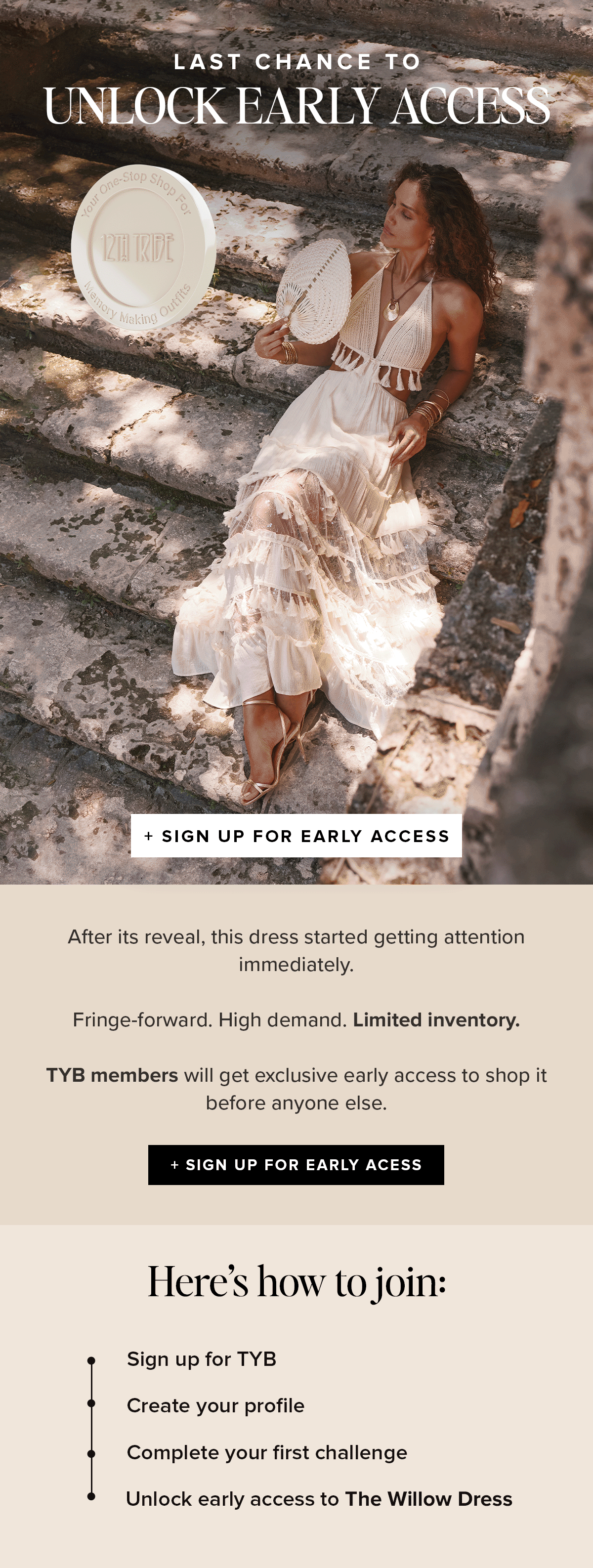 Sign up for early access