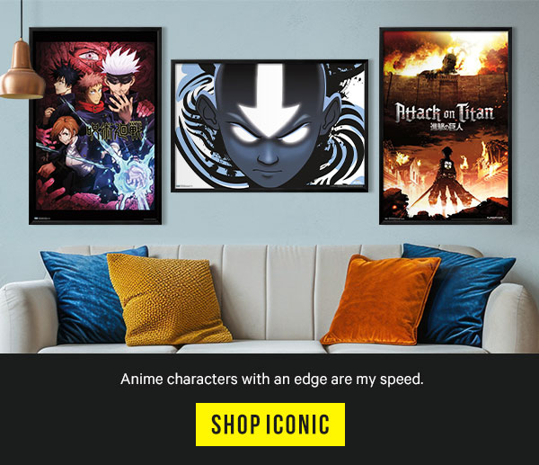 Anime characters with an edge are my speed: SHOP ICONIC