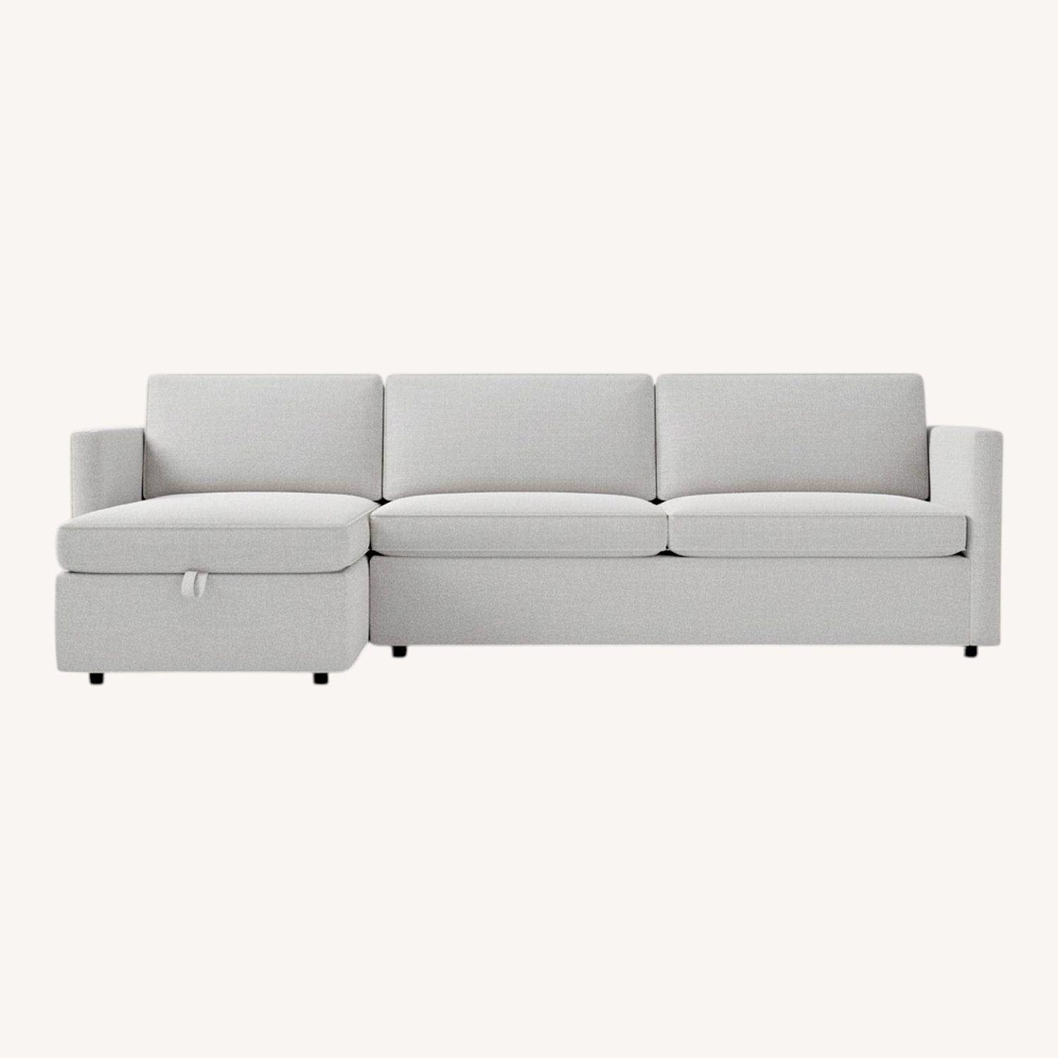 Image of West Elm Harris Sleeper Sofa With Storage