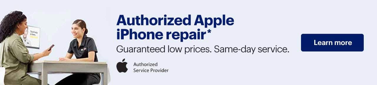 Authorized Apple iPhone repair.* Guaranteed low prices. Same-day service. Learn about cell phone repair. Apple Authorized Service Provider.