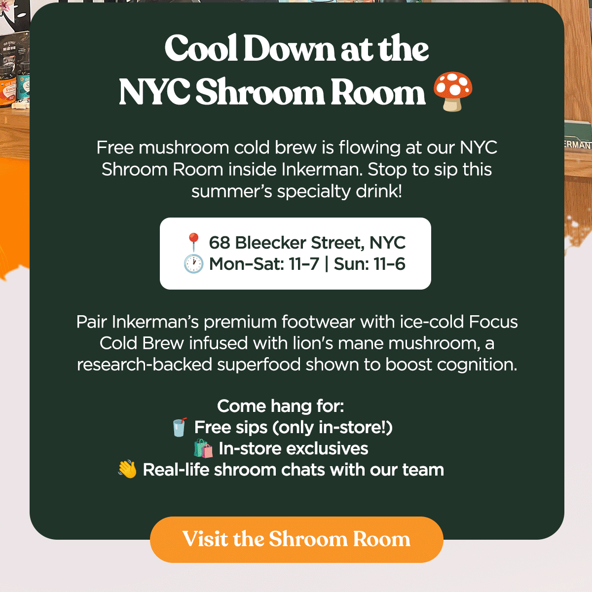 Visit the Shroom Room