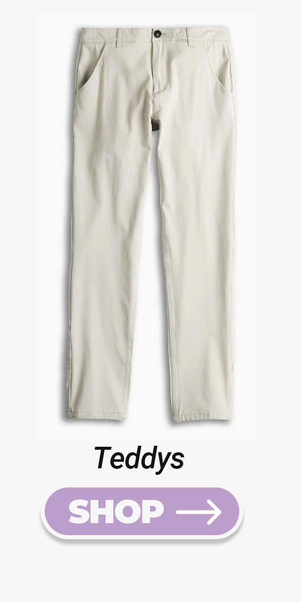  Button to shop Teddys chino pants (off-white)