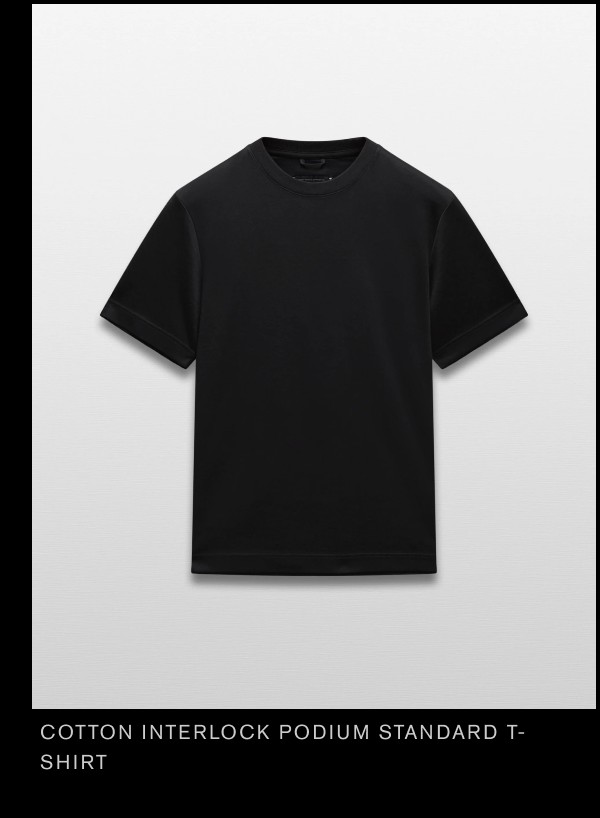 Cotton Interlock Podium Standard T-Shirt