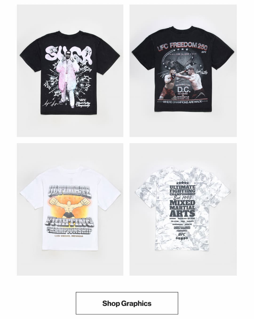 Shop Men's UFC Graphic Tees