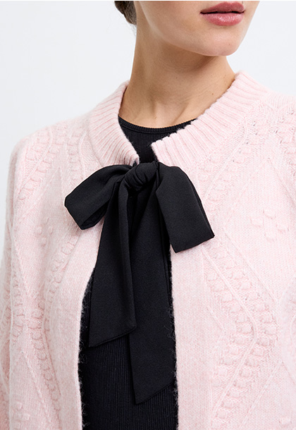 Bobble Bow Cardigan