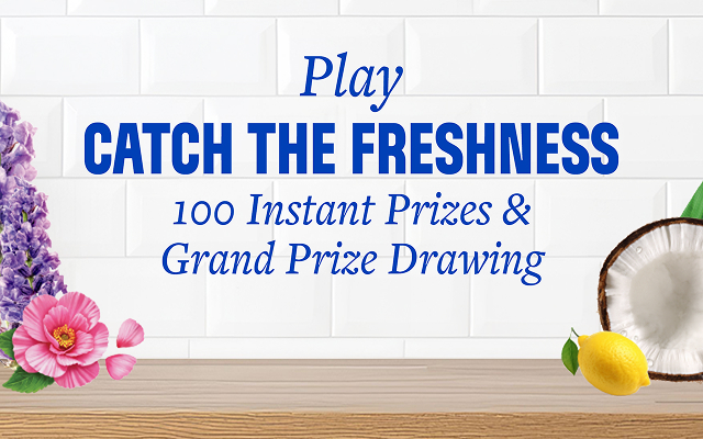Play catch the freshness 100 instant prizes & grand prize drawing