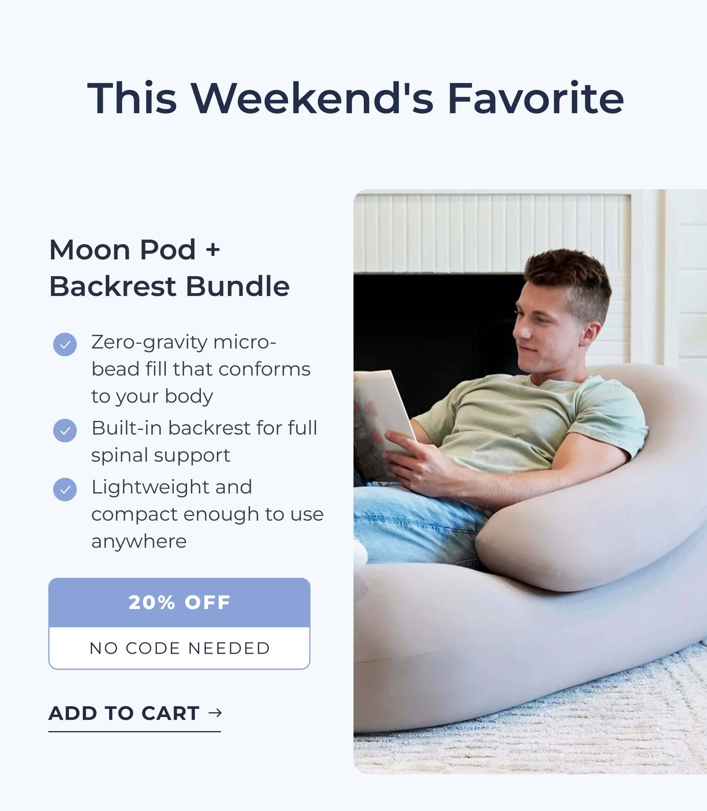 Moon Pod + Backrest Bundle