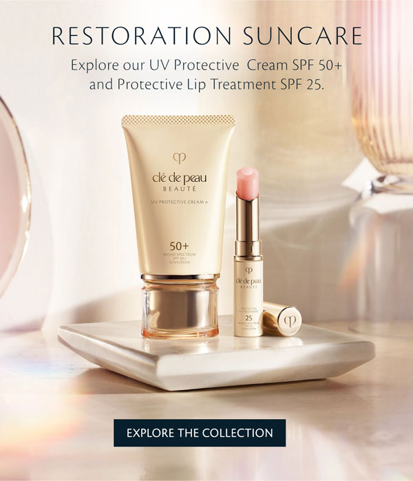 Explore our UV Protective Cream SPF 50+ and Protective Lip Treatment SPF 25