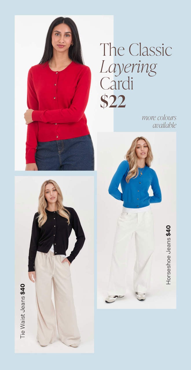 Basic Cardi $22
