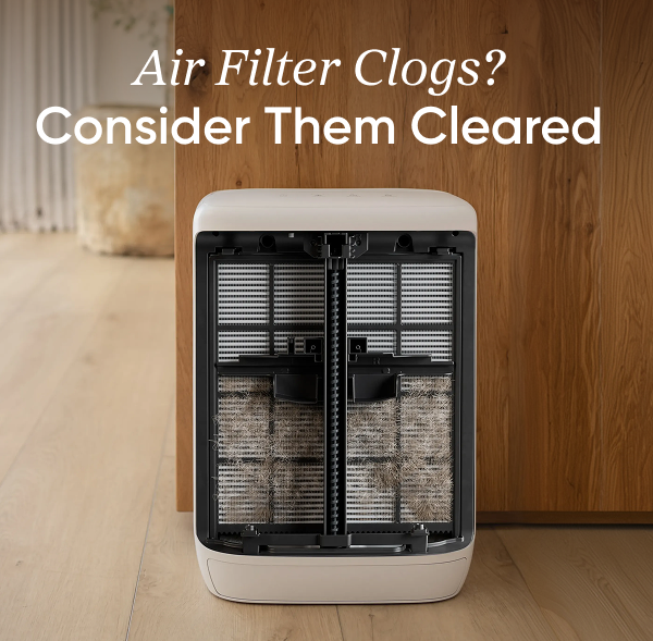 Air filter clogs? Consider them cleared
