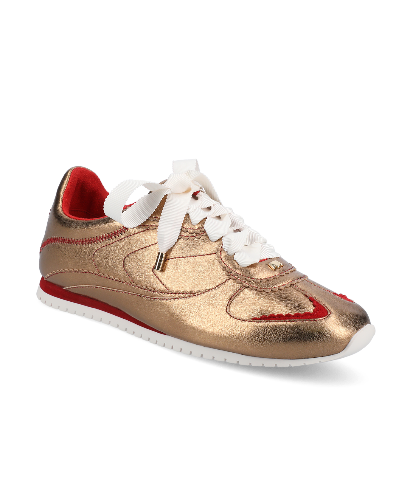 Image of The Speedbird - Vintage Gold Metal Leather