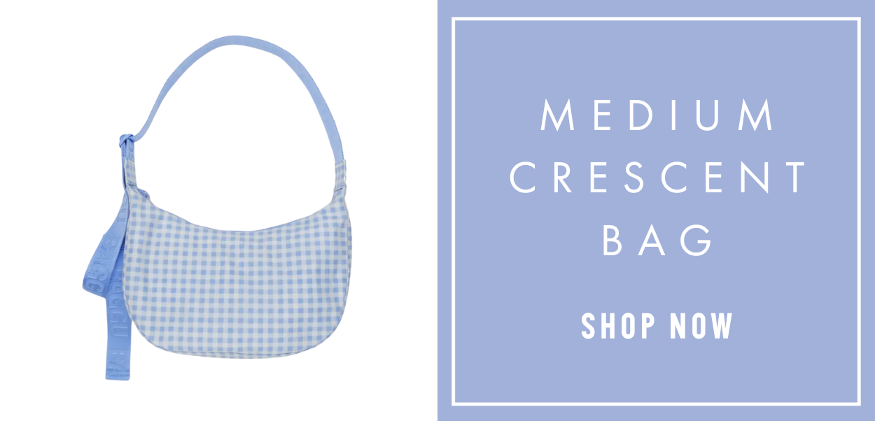 Medium Nylon Crescent Bag