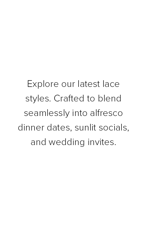 The Most Sought-After Lace Styles